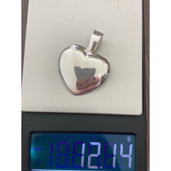 David Sigal Canada 925 sterling silver heart pendant - Picture 6 of 6